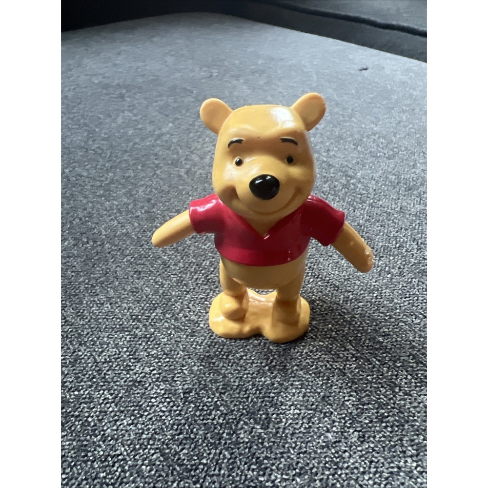 Disney Winnie The Pooh PVC Standing Figure Cake Topper Used Pre-owned 2 7/8"